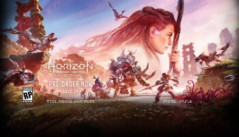 Horizon Forbidden West Key Art advertising pre-order