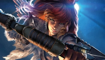 Aloy cover artwork holding a bow