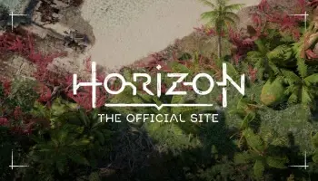 Horizon Artwork of forest with Horizon logo