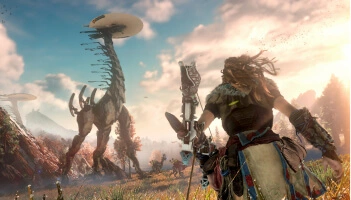 Aloy and a tall neck