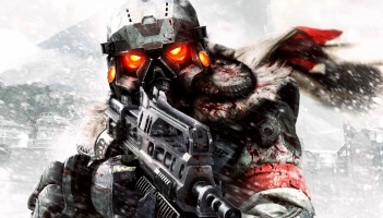 Killzone character holding a gun